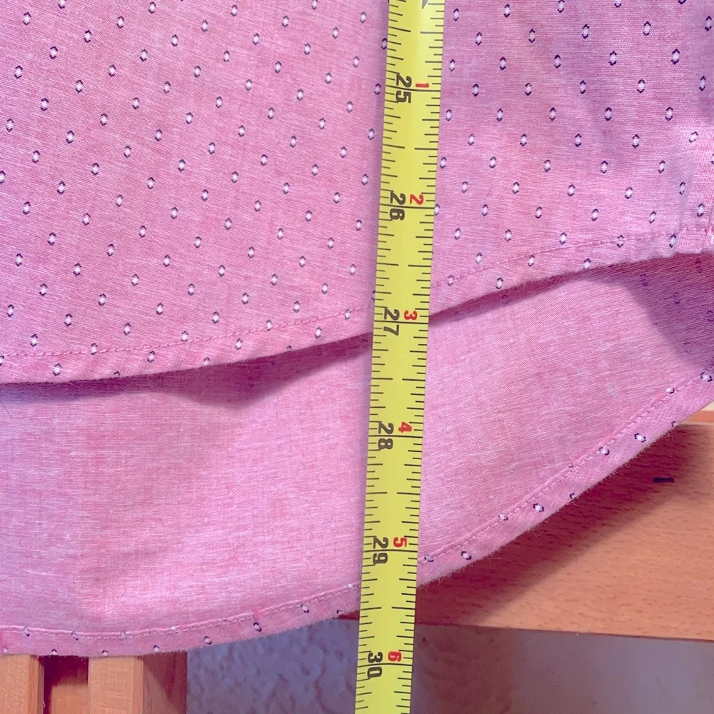 Craft+Flow pink button down tee - Picture 3 of 4